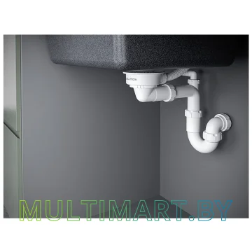 Кухонная мойка Paulmark Stepia PM117551-DG (графит) картинка 3